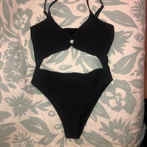 NWOT PacSun L.A. Hearts Black Monokini One Piece
